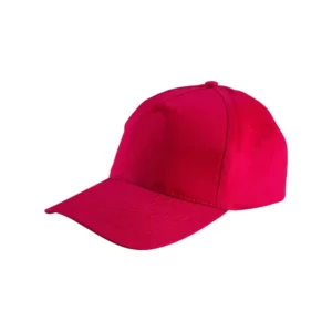 Gorra con visera Leiber 02/116 en rojo, vista frontal