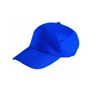 Gorra con visera Leiber 02/116 en azul royal, vista frontal
