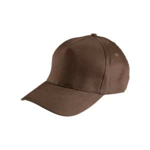 Gorra con visera Leiber 02/116 en café, vista frontal