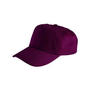 Gorra con visera Leiber 02/116 en burdeos, vista frontal