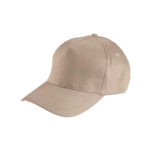 Gorra con visera Leiber 02/116 en arena, vista frontal