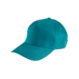 Gorra con visera Leiber 02/116 en azul petróleo, vista frontal