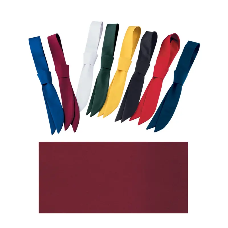 Corbata de servicio con pasador Leiber 02/190 9 Corbata de servicio Leiber 02/190 en varios colores y muestra de tejido burdeos