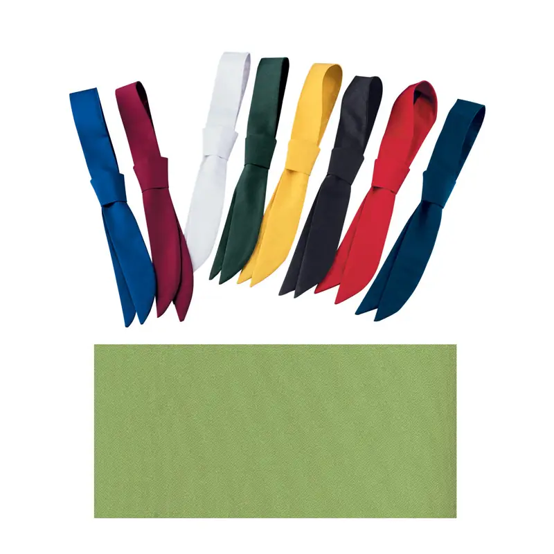 Corbata de servicio con pasador Leiber 02/190 15 Corbata de servicio Leiber 02/190 en varios colores y muestra de tejido verde manzana
