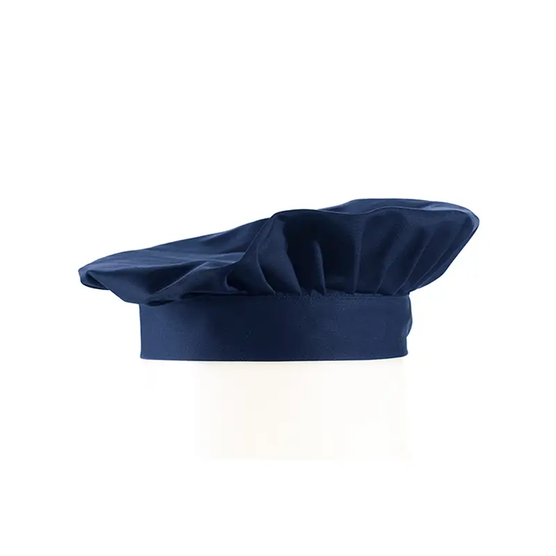 Gorro bajo de cocina Leiber 02/2564 3 Gorro bajo de cocina Leiber 02/2564 azul marino, frontal