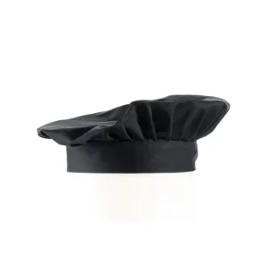 Gorro bajo de cocina Leiber 02/2564 negro, frontal