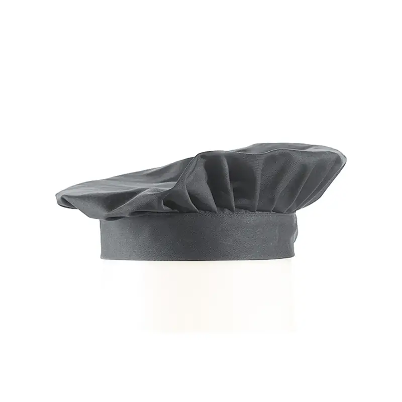 Gorro bajo de cocina Leiber 02/2564 5 Gorro bajo de cocina Leiber 02/2564 gris, frontal