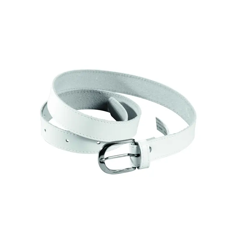 Cinturón de piel Leiber 02/413 2 Cinturón de piel Leiber 02/413 blanco, vista del reverso