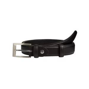 Cinturón de piel Leiber 02/414 negro, vista frontal