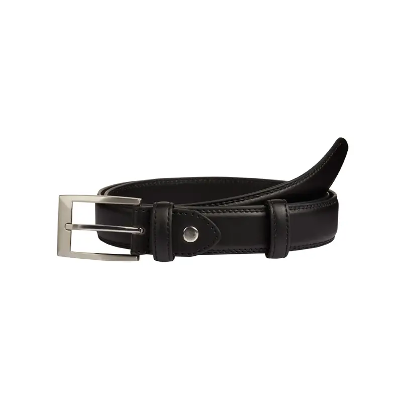 Cinturón de piel Leiber 02/414 1 Cinturón de piel Leiber 02/414 negro, vista frontal