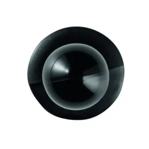 Botón de cocina Leiber 02/417 en negro, vista frontal