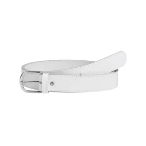 Cinturón de uniforme Leiber 02/419 blanco, vista frontal