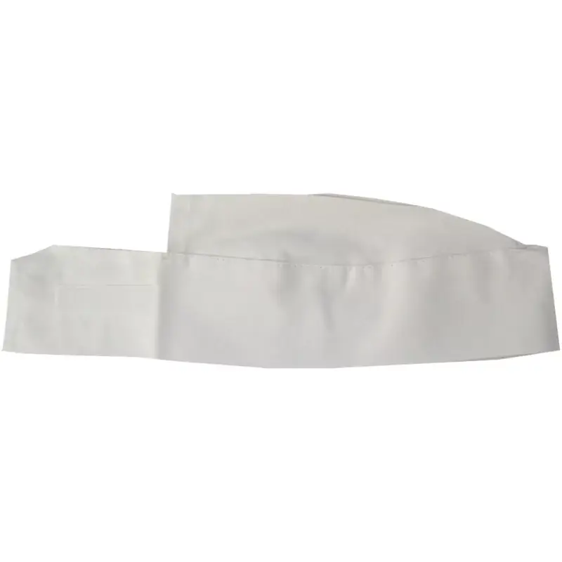 Gorro de cocina bajo Leiber 02/548 1 Gorro de cocina bajo Leiber 02/548 blanco, vista frontal