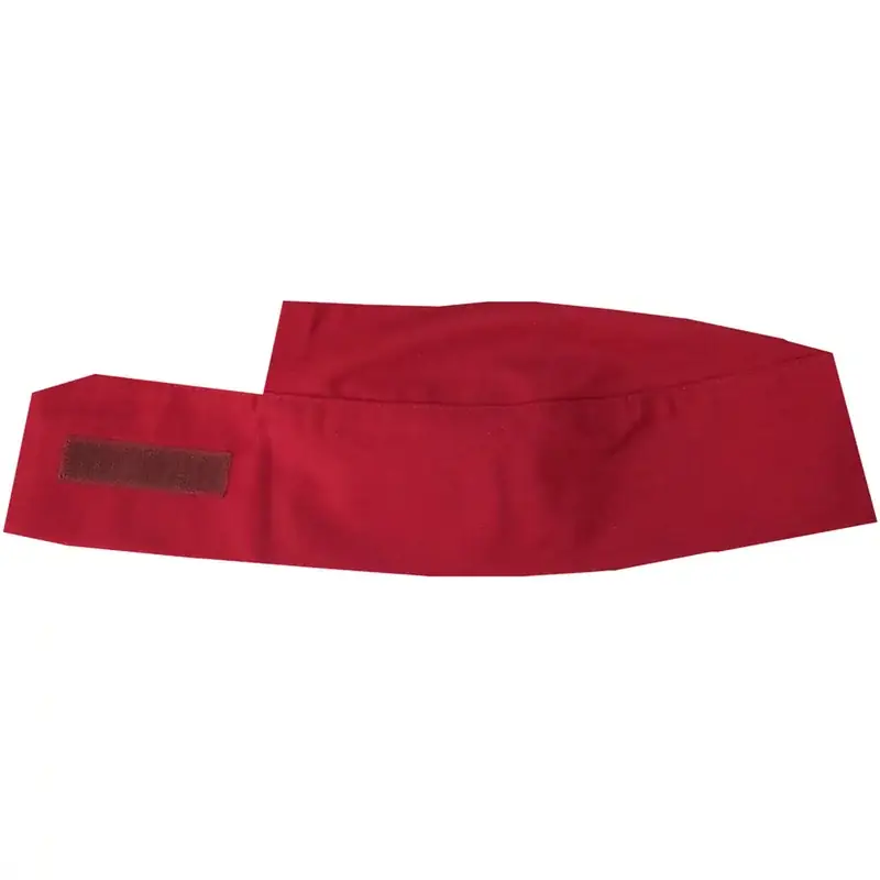 Gorro de cocina bajo Leiber 02/548 6 Gorro de cocina bajo Leiber 02/548 burdeos, vista frontal