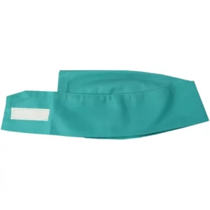 Gorro de cocina bajo Leiber 02/548 petróleo, vista frontal