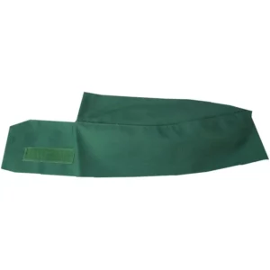 Gorro de cocina bajo Leiber 02/548 verde botella, vista frontal