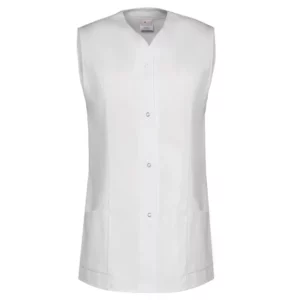Casaca sin mangas de mujer Leiber 04/2442 blanco, vista frontal de la prenda