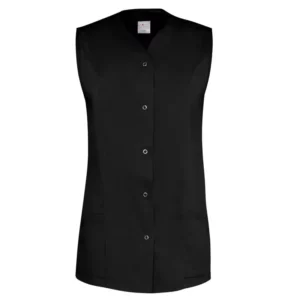 Casaca sin mangas de mujer Leiber 04/2442 negro, vista frontal de la prenda