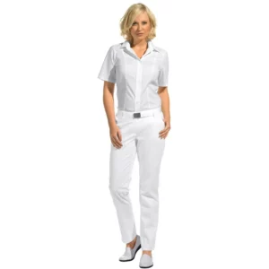 Blusa de mujer Leiber 08/1236 blanco, puesta en modelo