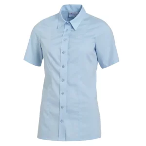 Blusa de mujer Leiber 08/1236 celeste, vista frontal de la prenda