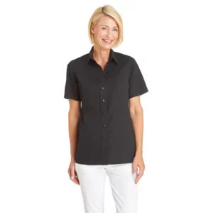 Blusa de mujer Leiber 08/1236 negro, puesta en modelo