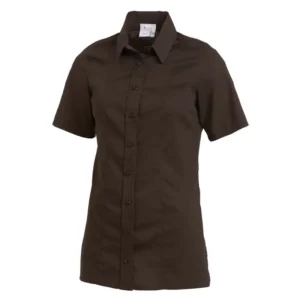Blusa de mujer Leiber 08/1236 chocolate, vista frontal de la prenda
