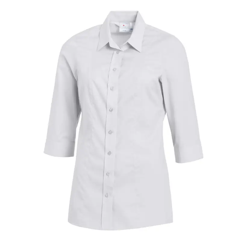 Blusa de mujer Leiber 08/1237 de manga tres cuartos 3 Blusa de mujer Leiber 08/1237 blanco, vista frontal de la prenda