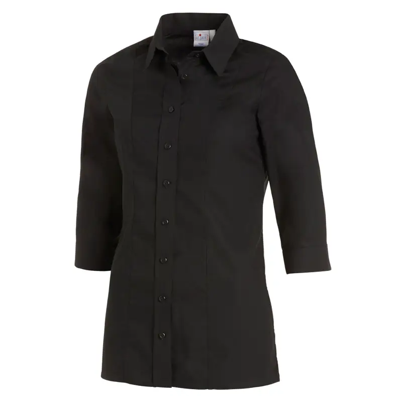 Blusa de mujer Leiber 08/1237 de manga tres cuartos 5 Blusa de mujer Leiber 08/1237 negro, vista frontal de la prenda