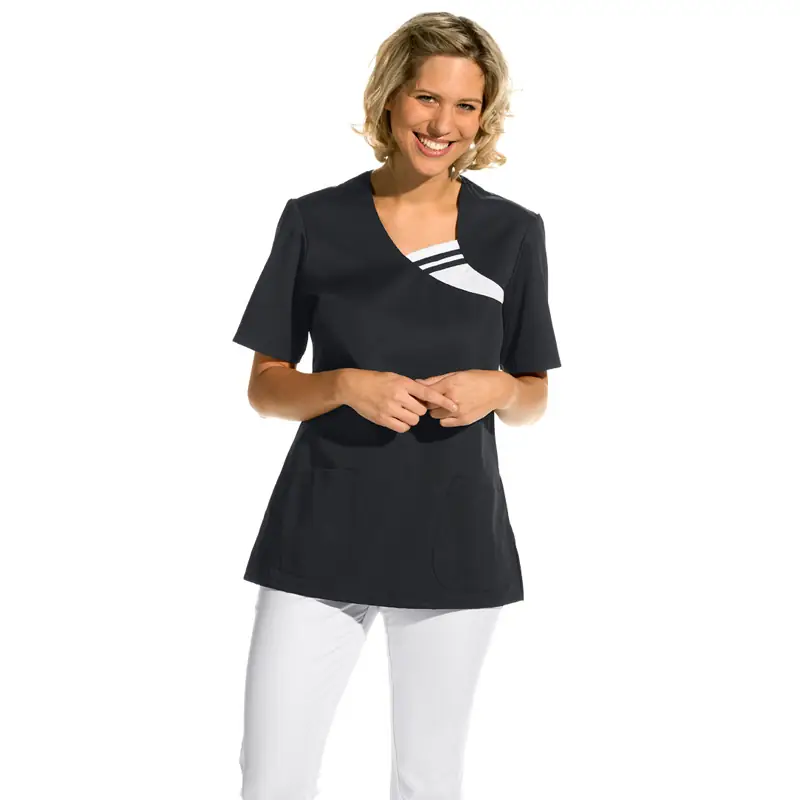 Casaca de mujer Leiber 08/1255 1 Casaca de mujer Leiber 08/1255 negro, vista frontal con modelo
