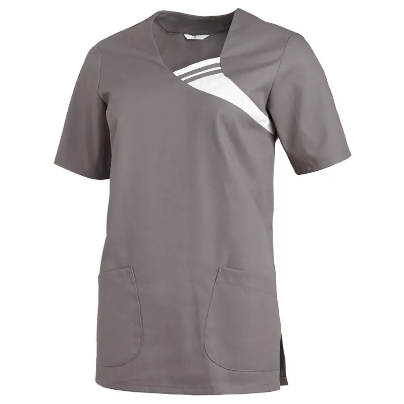 Casaca de mujer Leiber 08/1255 3 Casaca de mujer Leiber 08/1255 gris, vista frontal de la prenda
