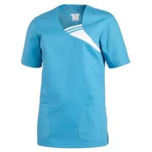 Casaca de mujer Leiber 08/1255 turquesa, vista frontal de la prenda