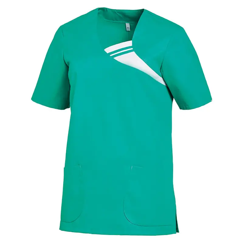 Casaca de mujer Leiber 08/1255 13 Casaca de mujer Leiber 08/1255 verde esmeralda, vista frontal de la prenda