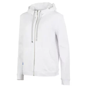 Sudadera con capucha de mujer Leiber 08/1364 blanca, frontal sin modelo