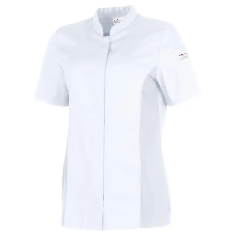 Chaqueta de cocina de mujer Leiber 08/1374 2 Chaqueta de cocina de mujer Leiber 08/1374 blanco, vista frontal sin modelo