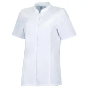 Chaqueta de cocina de mujer Leiber 08/1383 blanca, vista frontal