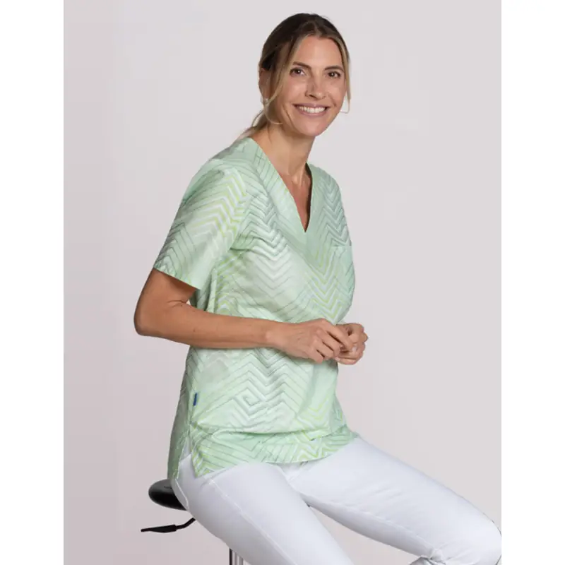 Casaca estampada de mujer Leiber 08/2135 4 Casaca estampada de mujer Leiber 08/2135 menta/verde, puesta en modelo, vista frontal