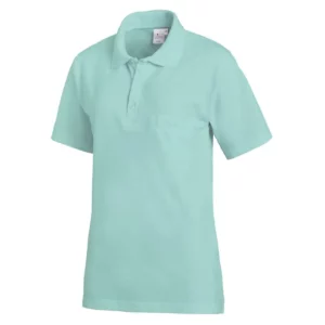 Polo de manga corta Leiber 08/241 en color menta, vista frontal