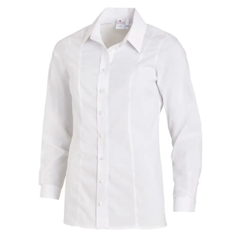 Blusa de mujer Leiber 08/2424 de manga larga 2 Blusa de mujer Leiber 08/2424 blanco, vista frontal de la prenda