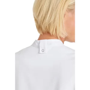 Chaqueta de cocina de mujer Leiber 08/2518 blanco, detalle posterior del cuello