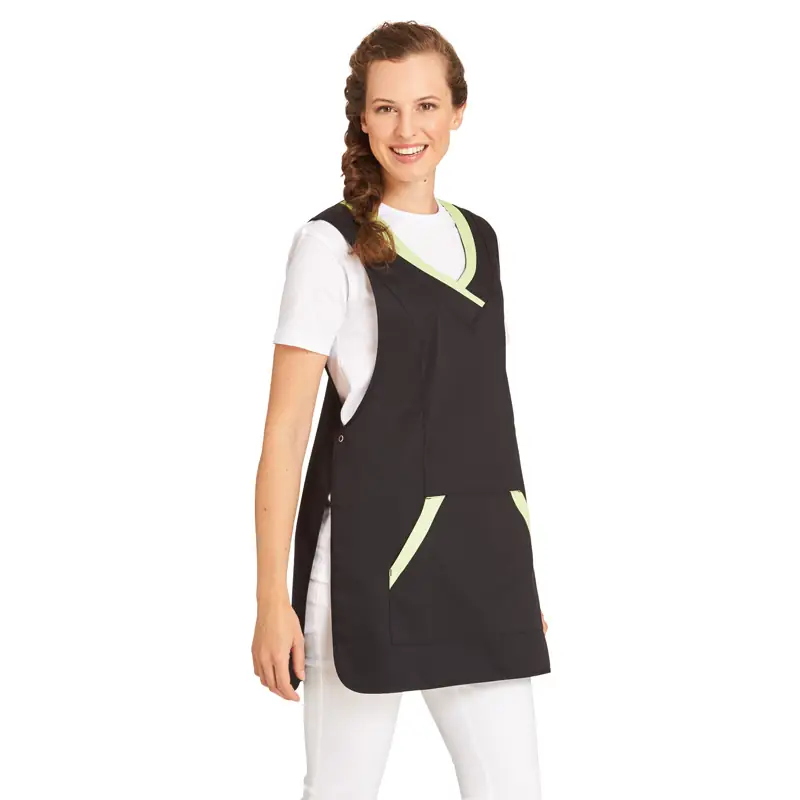 Casulla de trabajo Leiber 08/2526 3 Casulla de trabajo Leiber 08/2526 negro/verde claro, frontal con modelo