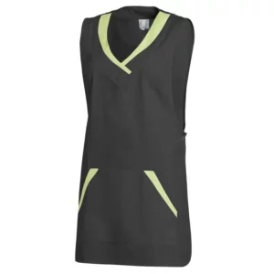 Casulla de trabajo Leiber 08/2526 negro/verde claro, frontal de la prenda