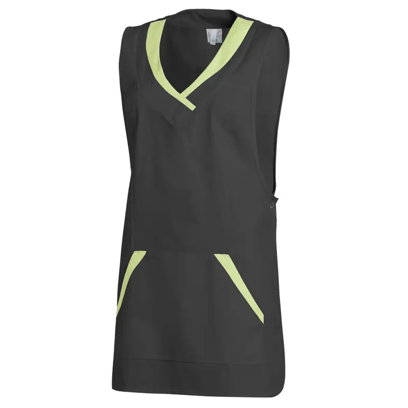 Casulla de trabajo Leiber 08/2526 5 Casulla de trabajo Leiber 08/2526 negro/verde claro, frontal de la prenda
