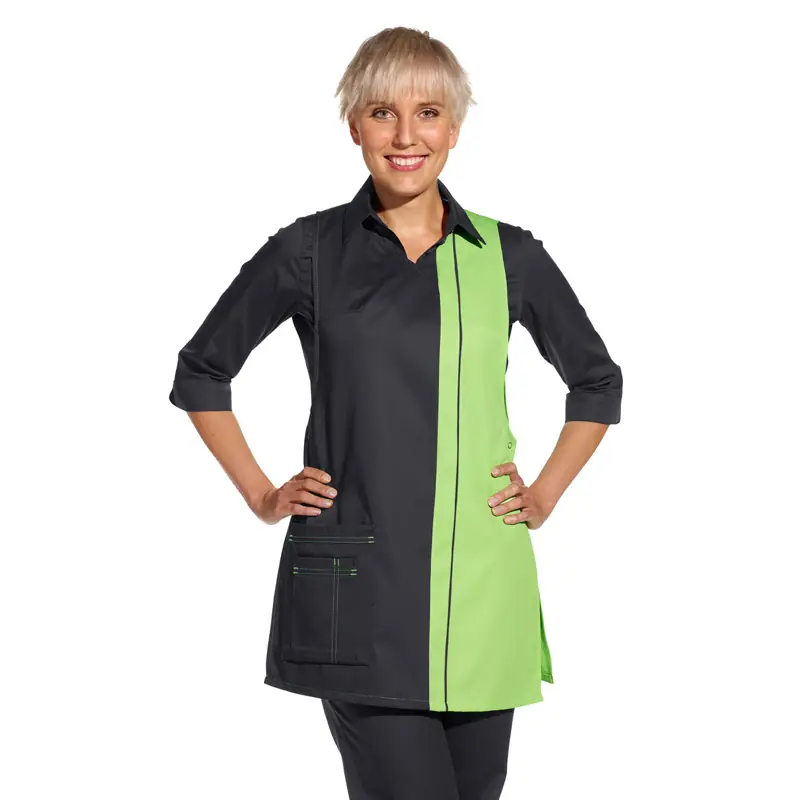 Casulla bicolor de mujer Leiber 08/2541 8 Casulla bicolor Leiber 08/2541 negro/verde claro, puesta en modelo