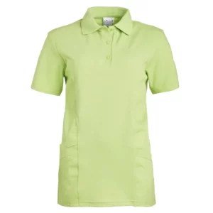 Casaca tipo polo de mujer Leiber 08/2546 verde claro, vista frontal de la prenda