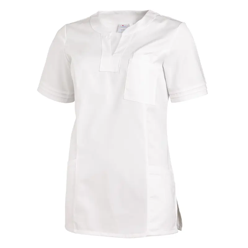 Casaca de mujer Leiber 08/2557 5 Casaca Leiber 08/2557 blanco, vista frontal de la prenda