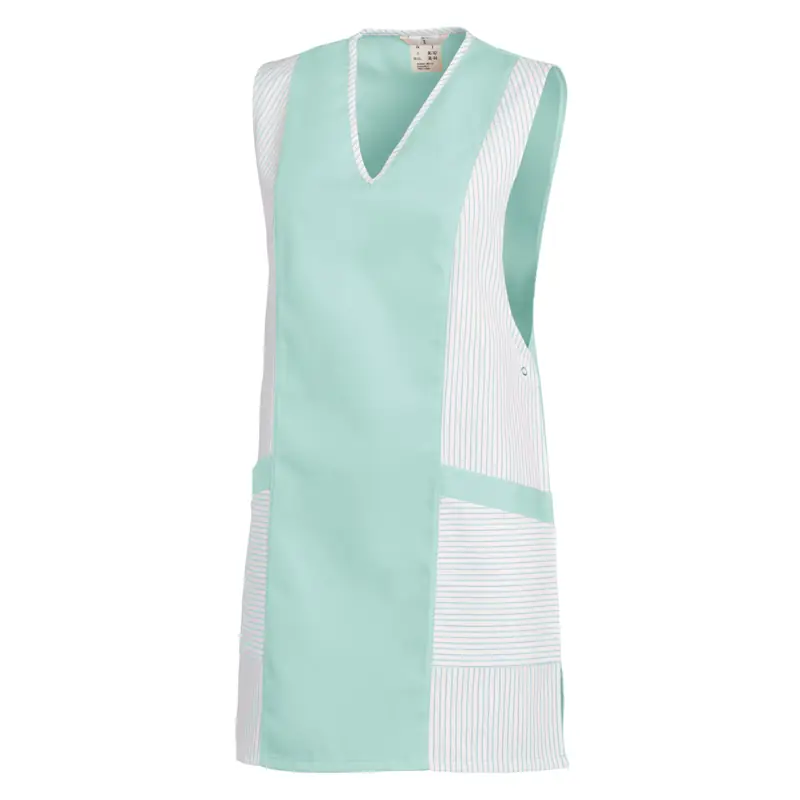 Casulla Leiber 08/264 10 Casulla Leiber 08/264 blanco/menta, vista frontal de la prenda