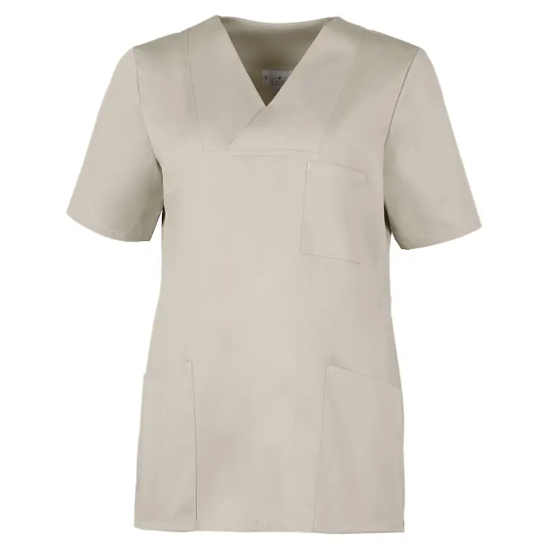 Casaca sanitaria de mujer Leiber 08/2732 21 Casaca sanitaria de mujer Leiber 08/2732 beige, vista frontal de la prenda