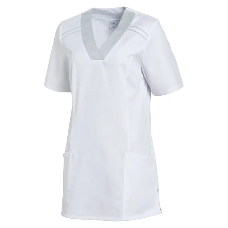 Casaca de mujer Leiber 08/2798 3 Casaca de mujer Leiber 08/2798 blanco/gris plata, vista frontal de la prenda