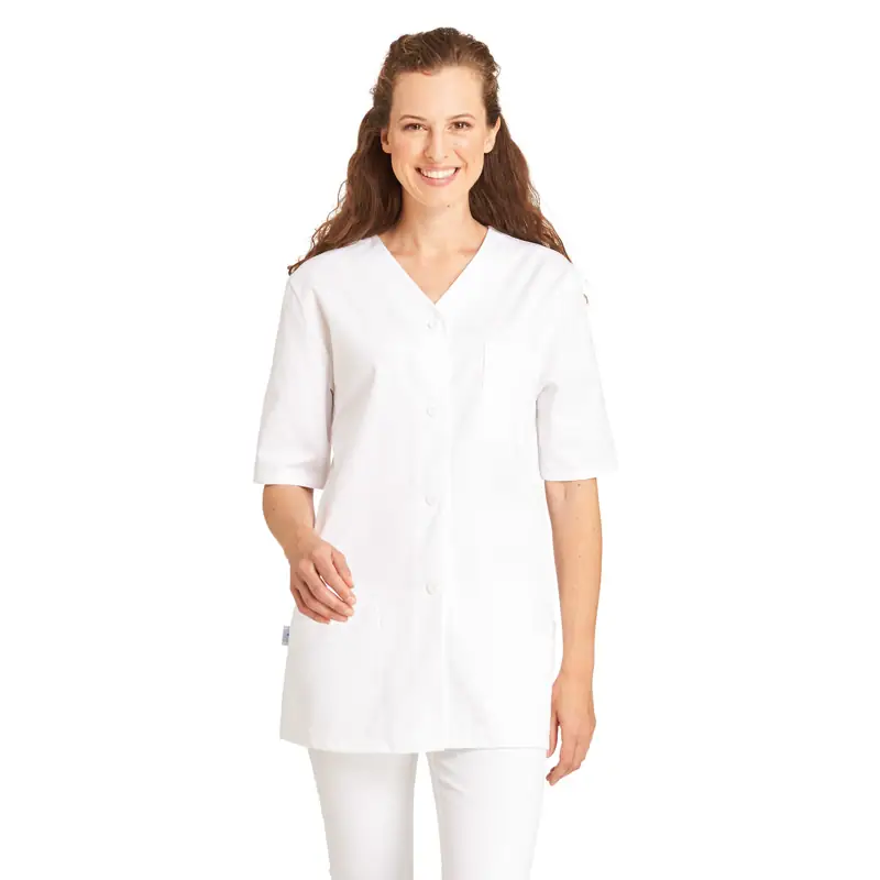 Casaca de mujer Leiber 08/448 1 Casaca de mujer Leiber 08/448 blanca, puesta de frente