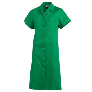 Bata de mujer Leiber 08/490 verde bosque, vista frontal de la prenda